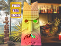 Tiki Tealight Holder, Retro Polynesian Island Decor