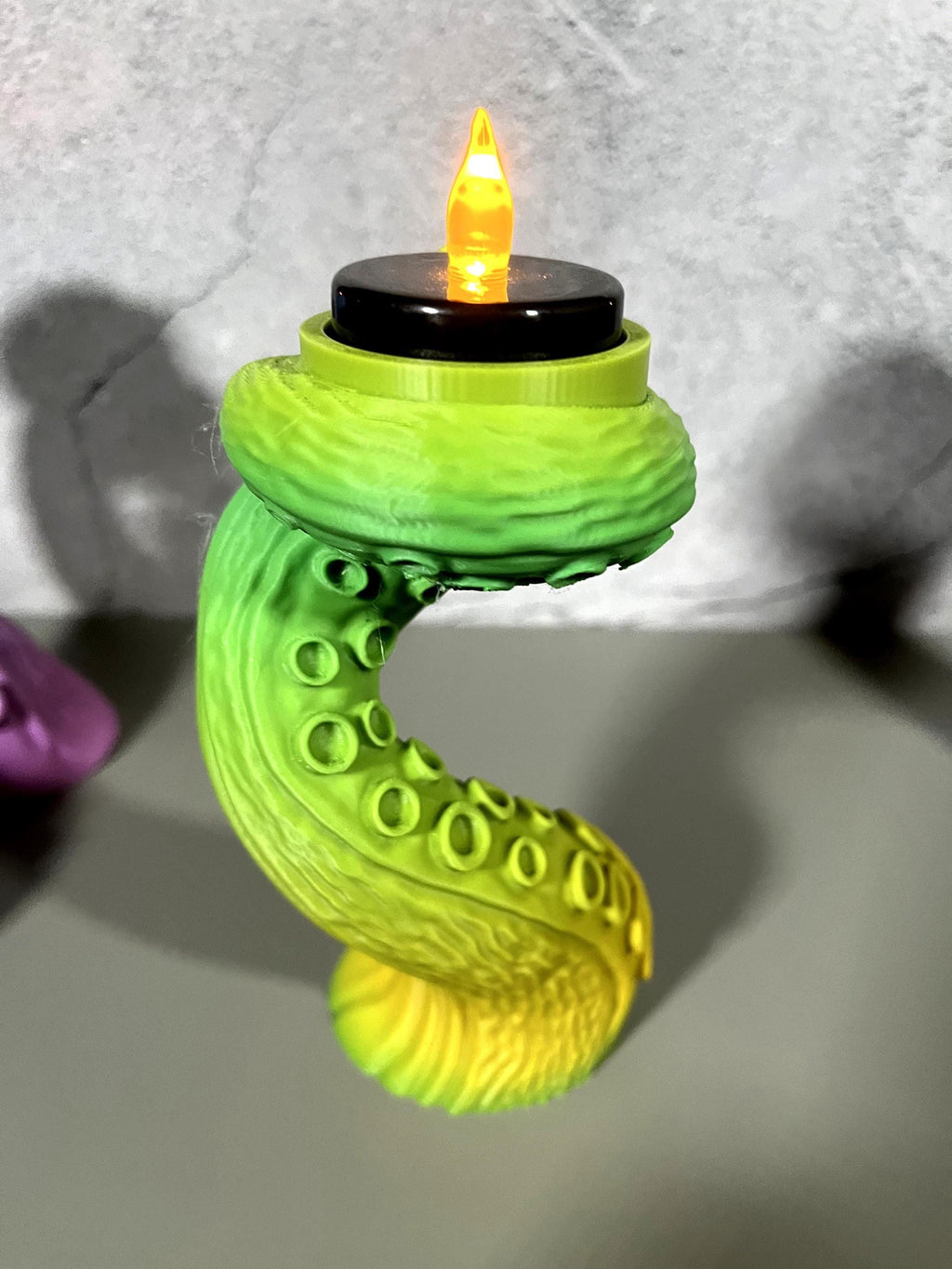 Kraken Tentacle Tealight Holder Set Tiki Bar Decor Ocean Candle Nautical Gift