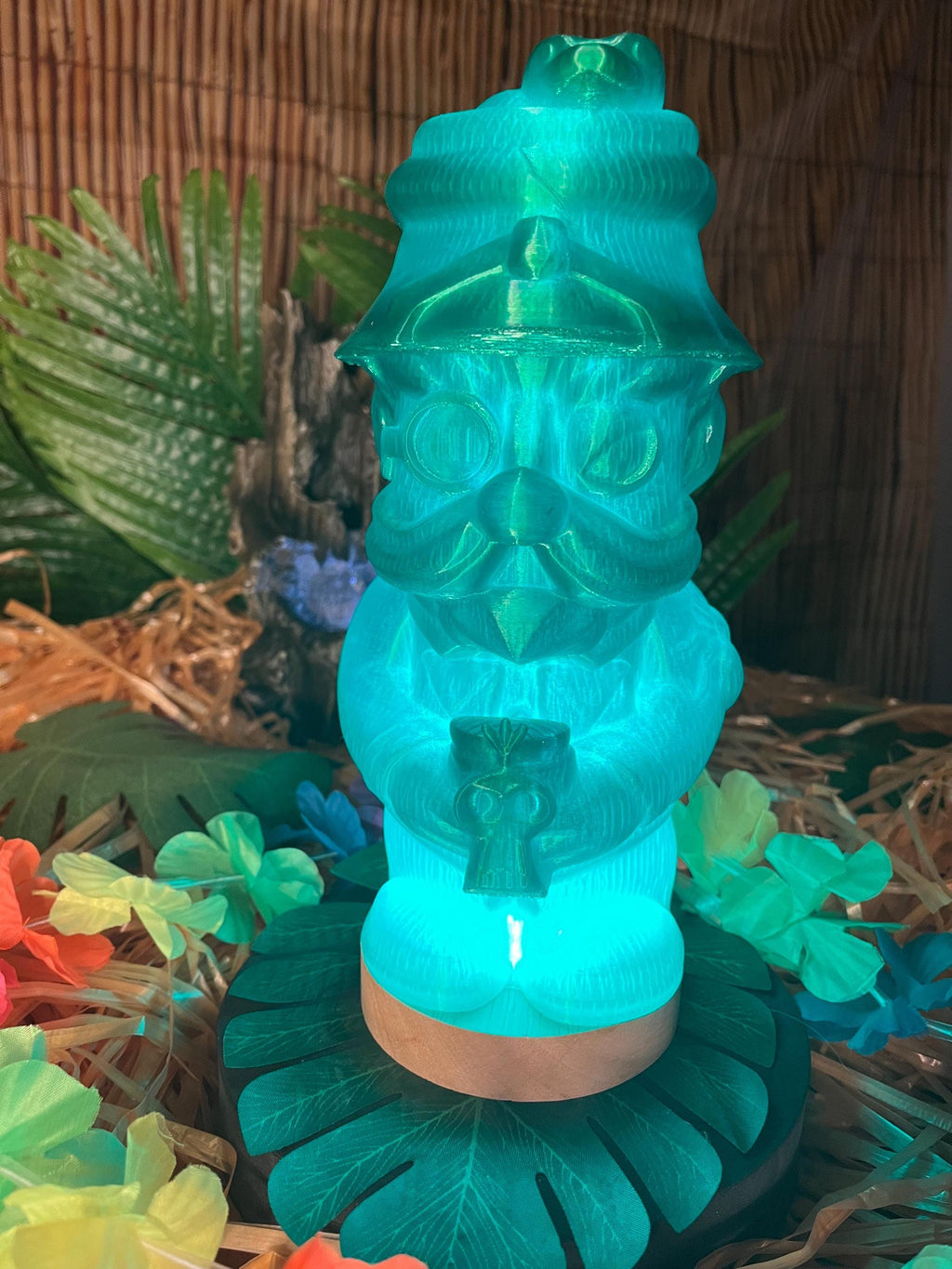 Tiki Bar Lamp: Adventure Themed Totem Light, Haunted Island Decor