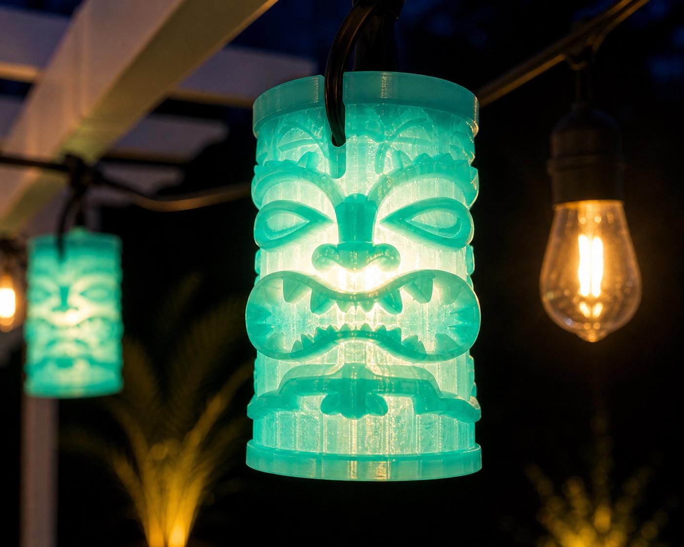 Tiki Light Covers for G40 String Lights Outdoor Patio Decor Glow Covers 6 12 25 50 Pack