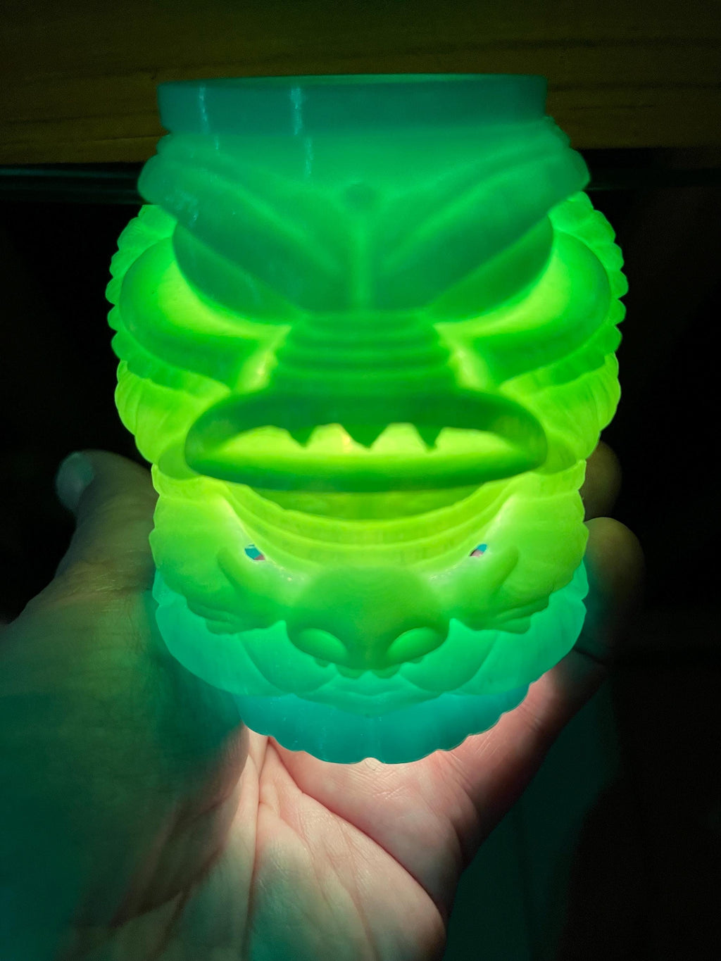Glow Tiki String Light Covers G40 Patio Lights Neon Tropical Decor Outdoor Island Party Lights Monster Tiki Covers