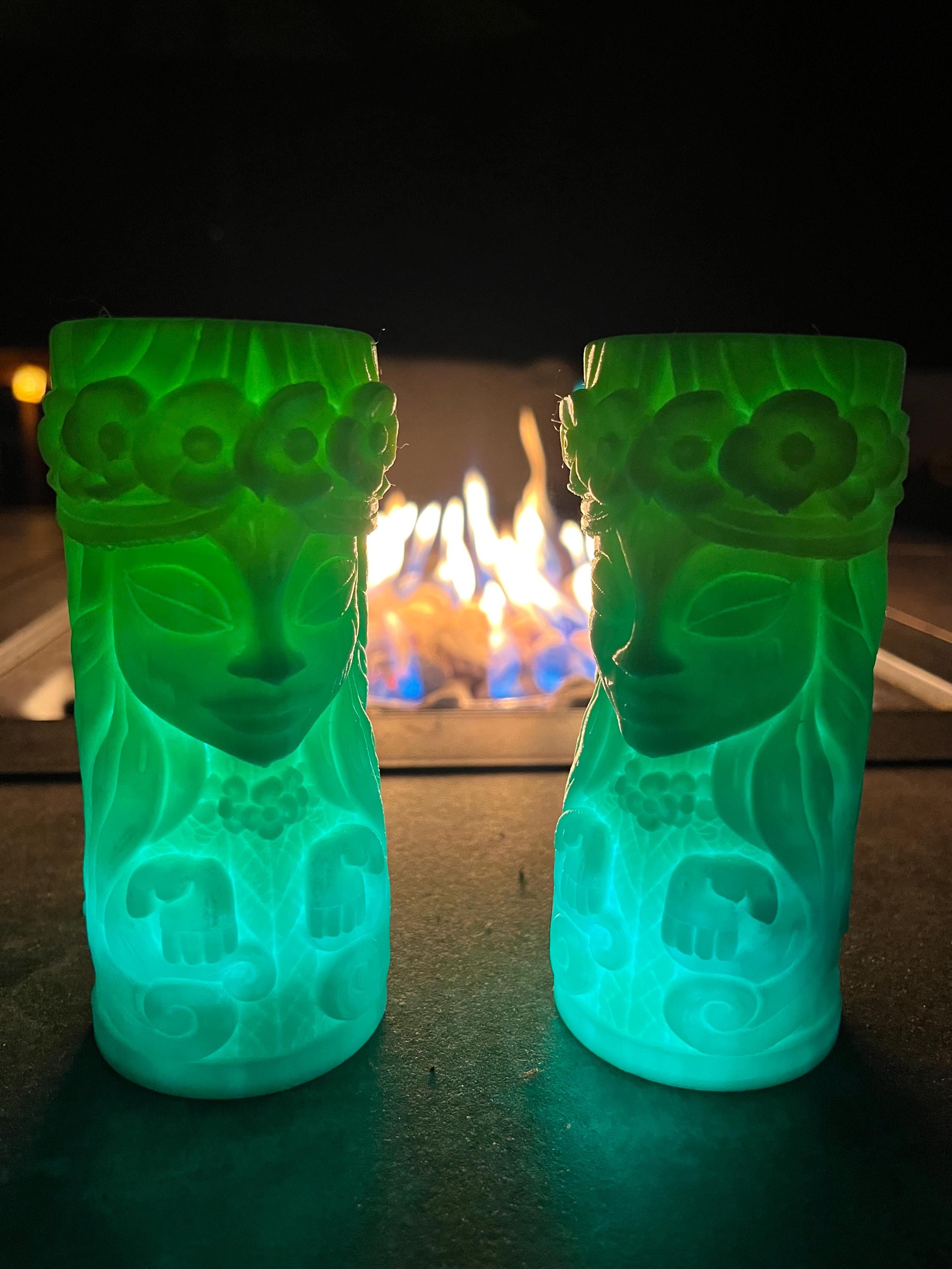 Island Goddess Glow Tiki Patio Lights G40 String Covers Tropical Outdoor Decor